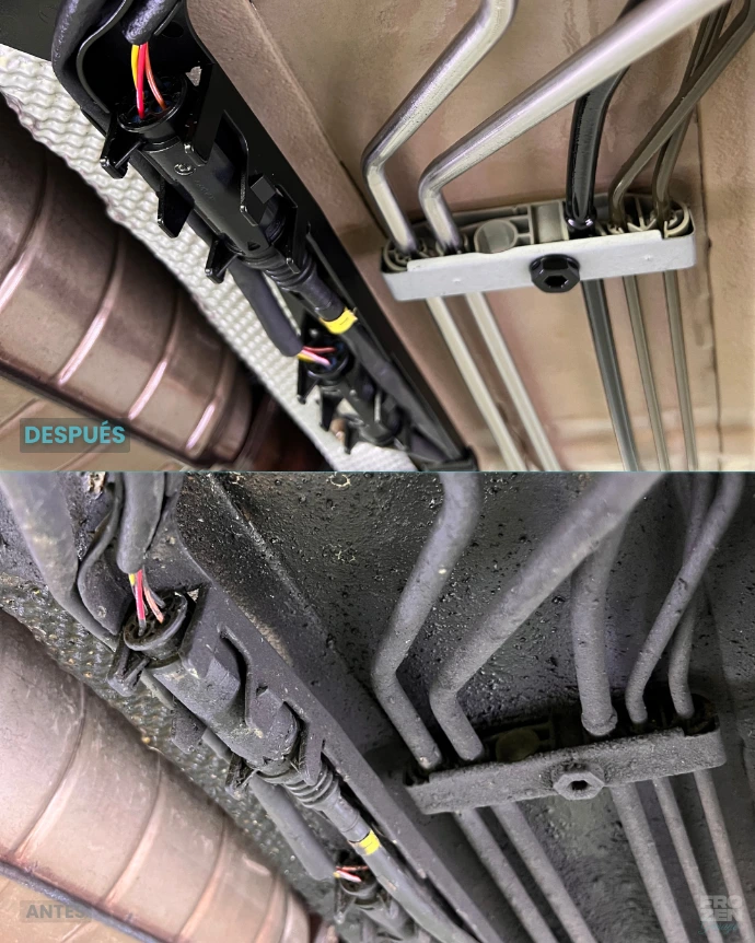 Limpieza criogénica de bajos en BMW M3 E46