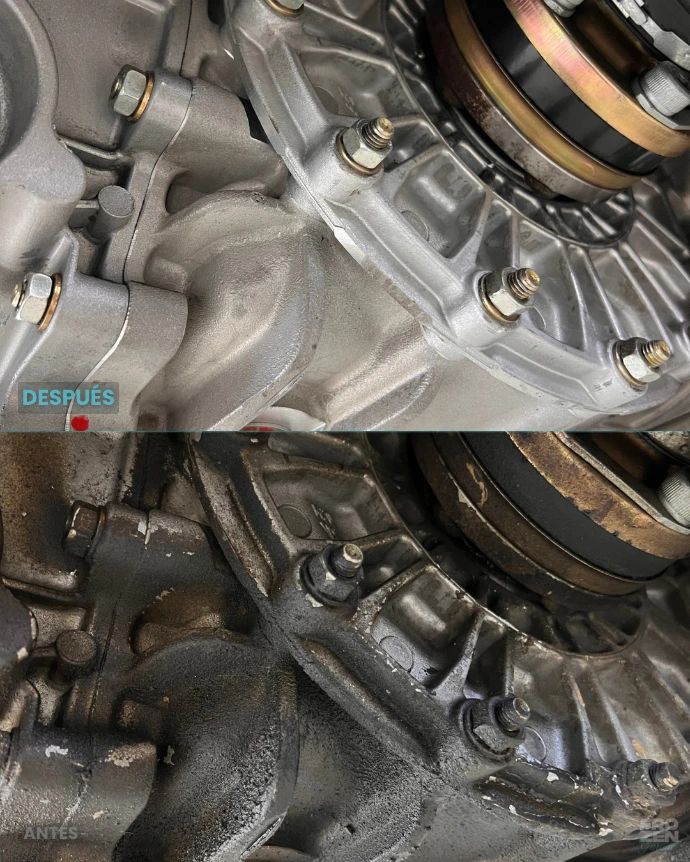 Limpieza criogénica de caja de cambios en Porsche 993